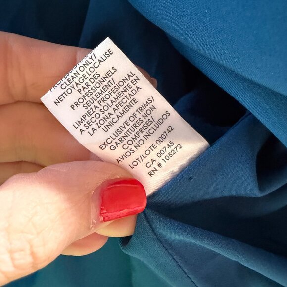 Kay Unger New York Lydia Tea Length Dress Womens Size 6 Wedding Guest Formal - Picture 10 of 12